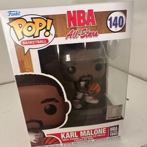 Funko NBA All-Stars Karl Malone Figure - Black, Brown, Red